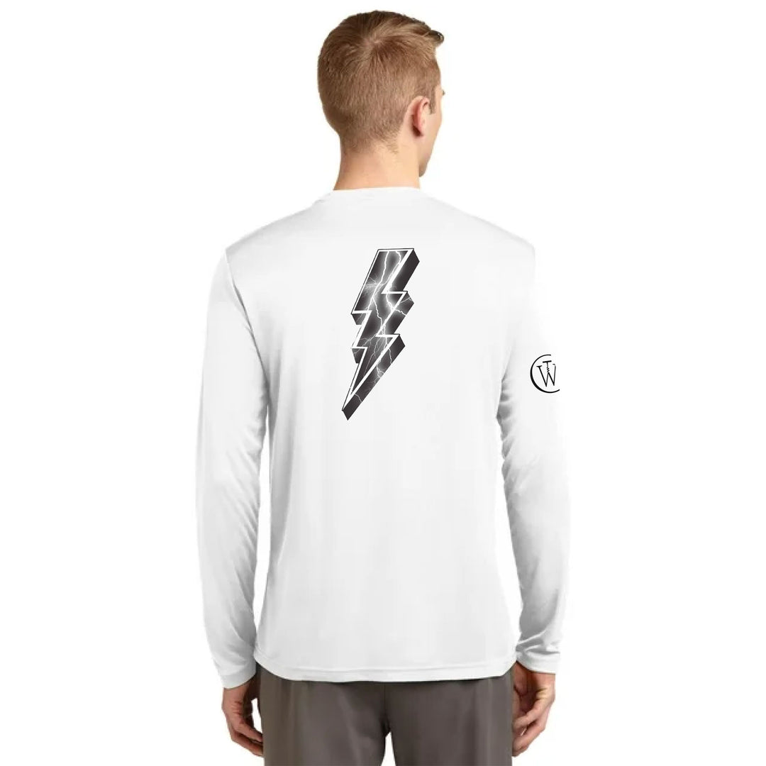 Thunderdome Pickleball White Long Sleeve Shirt