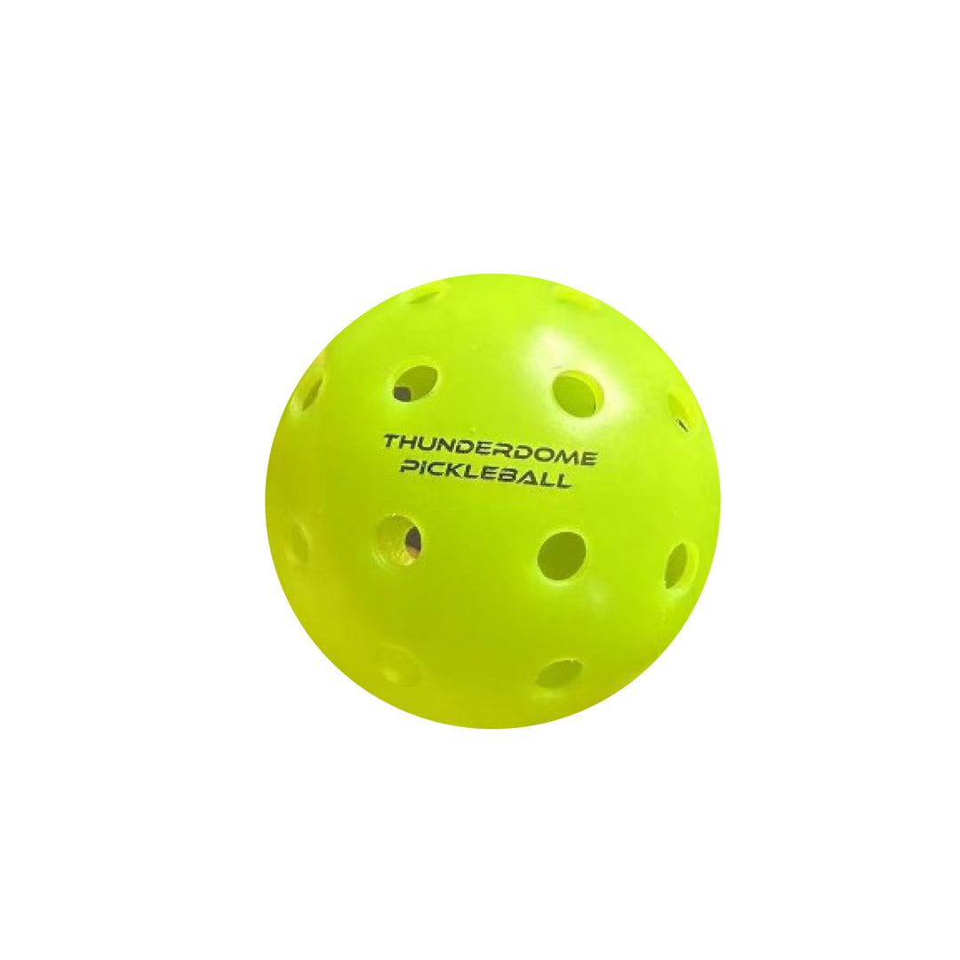 Thunderdome Pickleball 40 Hole 1-Piece Molded Pickleball - 12 for $20