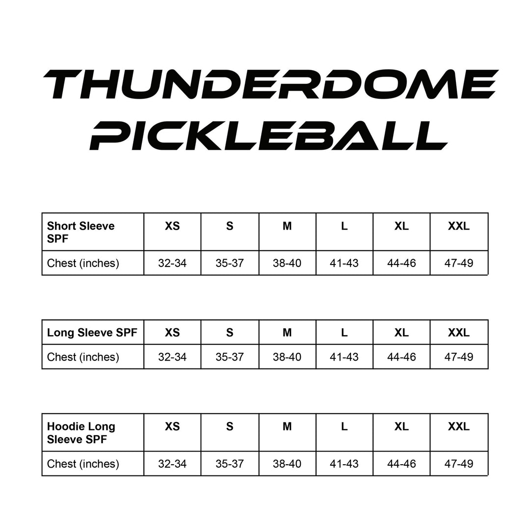 Thunderdome Pickleball White Long Sleeve Shirt